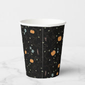 Vigne effrayante pour Halloween Noir 紙コップ (右)