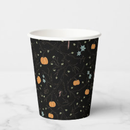 Vigne effrayante pour Halloween Noir 紙コップ