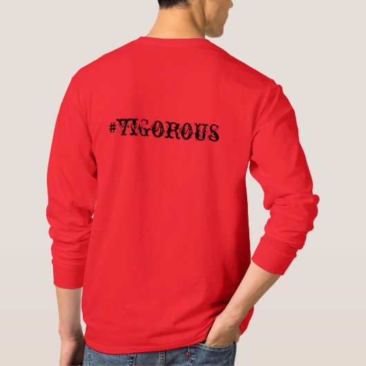 #Vigorous Tシャツ (裏面)