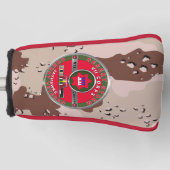 VII協力隊デザートストーム退役軍人 ゴルフヘッドカバー (正面)