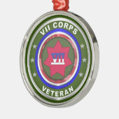 VII装甲兵隊記念クリスマス メタルオーナメント (左)