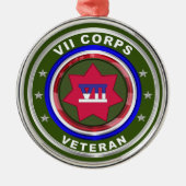VII装甲兵隊記念クリスマス メタルオーナメント (正面)