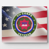 VII部隊退役軍人 フォトプラーク (正面)