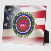 VII部隊退役軍人 フォトプラーク (側面)