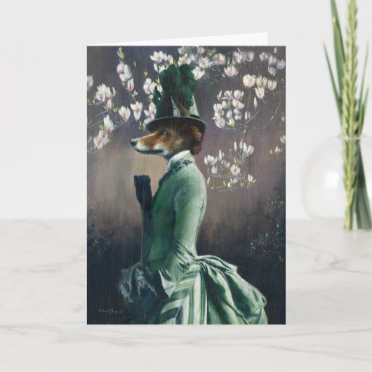 Viictorian Vixenグリーティングカード サンキューカード (正面)