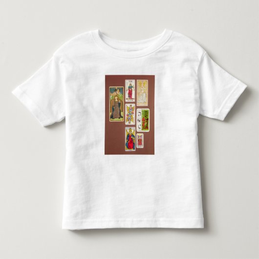 VIII正義、7つの占いカード トドラーTシャツ (正面)