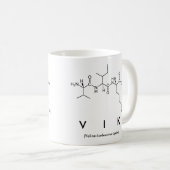 Vikペプチド名mug コーヒーマグカップ (正面右)