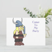 "Vikieバイキング"のパーティー 招待状 (スタンド正面)