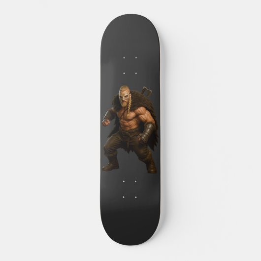 Viking Barbarian Hero Skateboard スケートボード (正面)