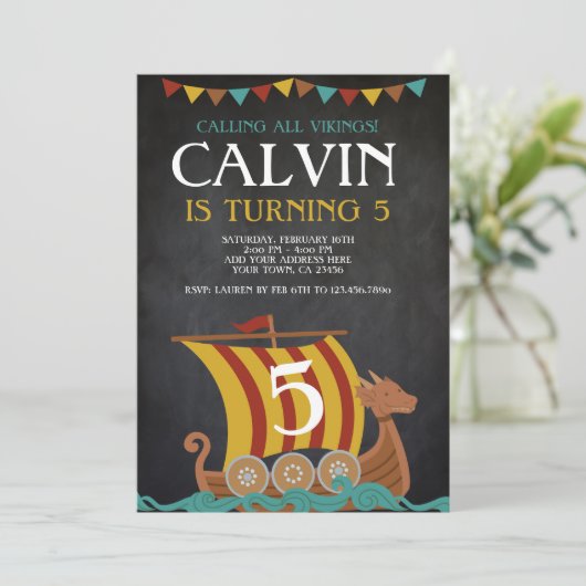 Viking Birthday 招待状 (スタンド正面)