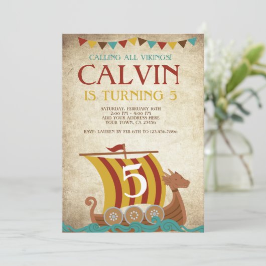 Viking Birthday 招待状 (スタンド正面)