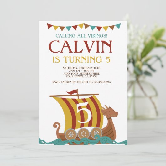 Viking Birthday 招待状 (スタンド正面)