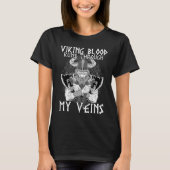Viking Blood Runs Through My Veins I Valhalla Viki Tシャツ (正面)
