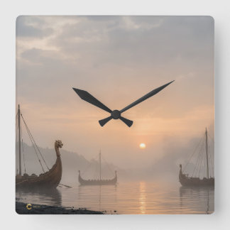 Viking Clock スクエア壁時計