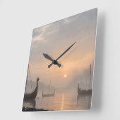 Viking Clock スクエア壁時計 (傾斜)