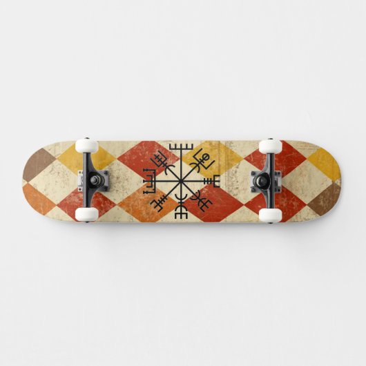 Viking Compass Skateboard. スケートボード (横)