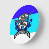 Viking Fearless - Wall Clock ラウンド壁時計 (傾斜)