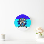 Viking Fearless - Wall Clock ラウンド壁時計 (ホーム)