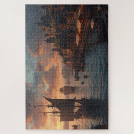 Viking Harbor Jigsaw Puzzle ジグソーパズル