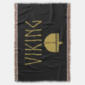Viking Helmet Blanket スローブランケット (正面縦)