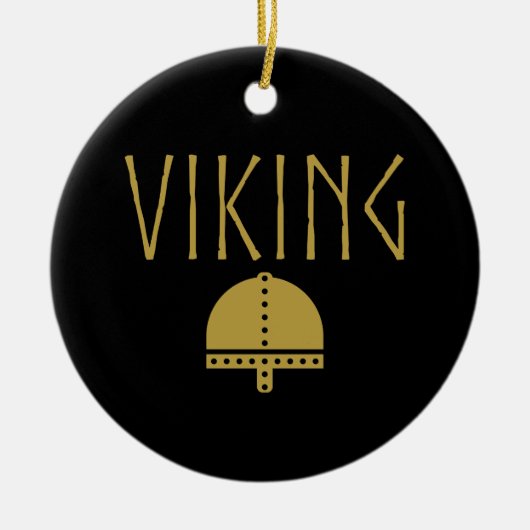 Viking Helmet Ornaments セラミックオーナメント (正面)