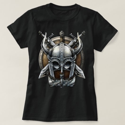 Viking Helmet Weapon Tシャツ (デザイン正面)