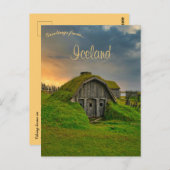 Viking Home in Vestrahorn Iceland ポストカード (正面/裏面)