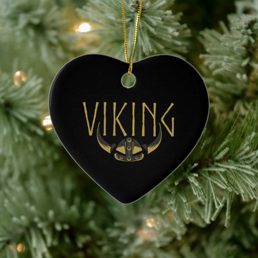 Viking Horned Helmet Ornaments セラミックオーナメント (ツリー)
