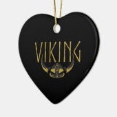 Viking Horned Helmet Ornaments セラミックオーナメント (左)