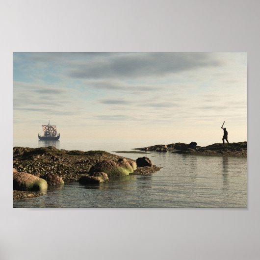 Viking Longship Homeward Bound ポスター (正面)