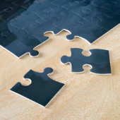 Viking Longship Icy Fjord Jigsaw Puzzle ジグソーパズル (側面)