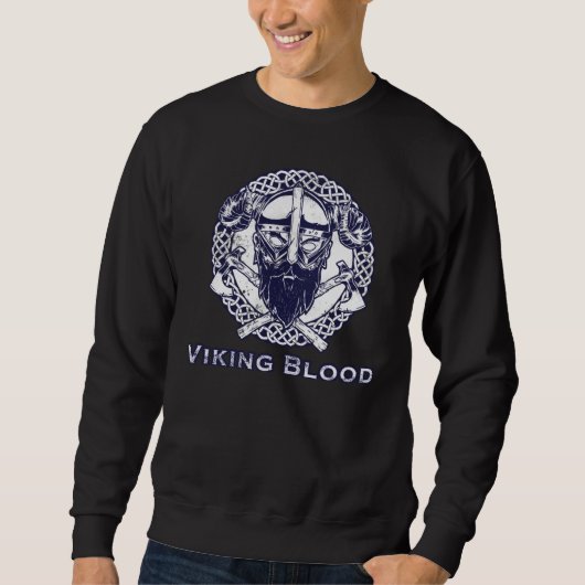 Viking Nordic Gods Valhalla Warrior スウェットシャツ (正面)