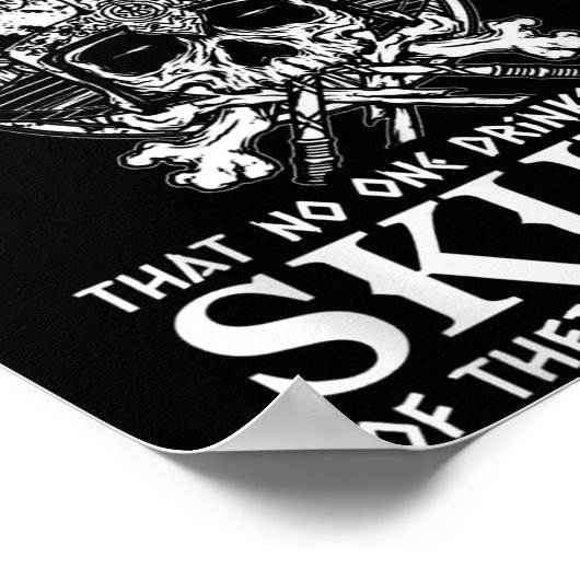 Viking Nordic Valhalla Odin Funny Society Problem  ポスター (角)