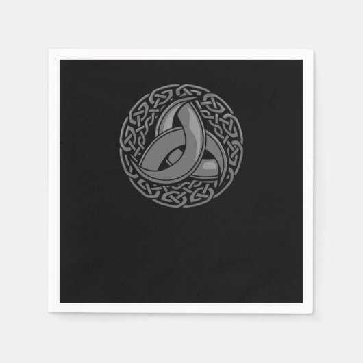 Viking Nordic Warrior Valhalla スタンダードカクテルナプキン (正面)