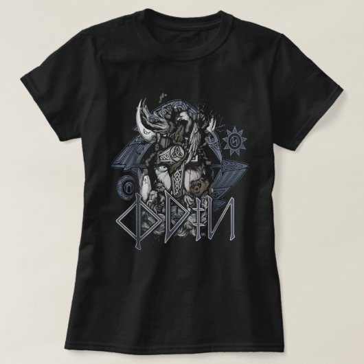 Viking Odin Tシャツ (デザイン正面)