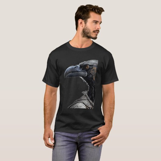 Viking Raven Norse Warrior Crow Vikings Style  1 Tシャツ (正面フル)