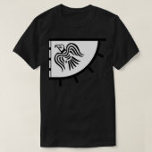 Viking Raven War Banner Tシャツ (デザイン正面)
