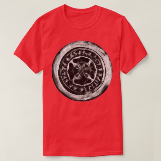 Viking Runes Pendant Design Tシャツ (デザイン正面)