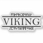 Viking Runes Vinyl Stickers シール (正面)