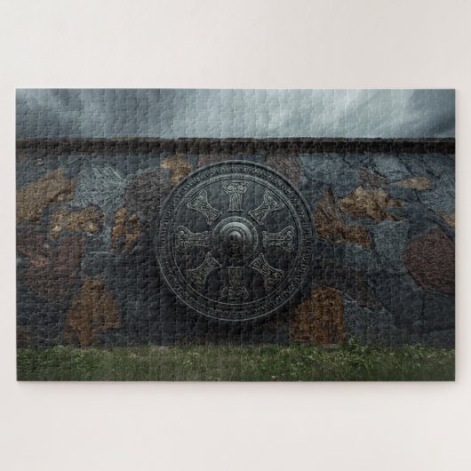 Viking Shield Wall Jigsaw Puzzle ジグソーパズル (横)