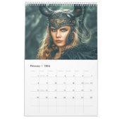 Viking Shieldmaidens – Portraits Of Strength カレンダー (2月 2026)