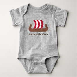 Viking Ship Baby - Nordic Infant - Bodysuit ベビーボディスーツ