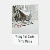 Viking Trail Christmas Ornament メタルオーナメント (正面左)