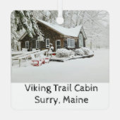 Viking Trail Christmas Ornament メタルオーナメント (裏面)