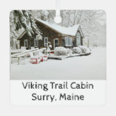 Viking Trail Christmas Ornament メタルオーナメント (正面)