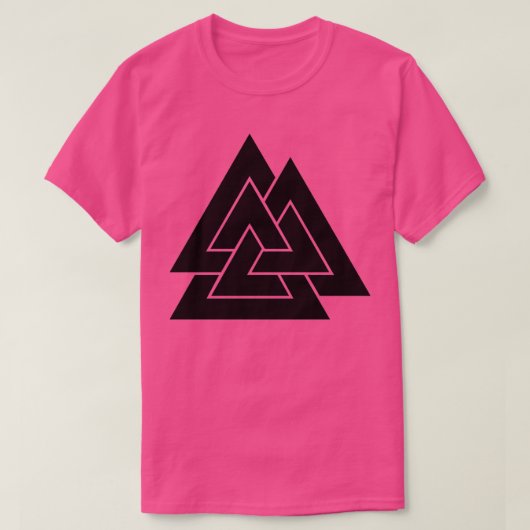 Viking Valknut 3 Tシャツ (デザイン正面)