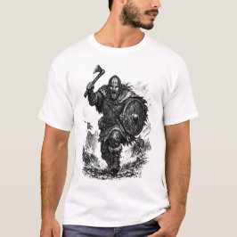 Viking Warrior Charge – Ink Battle Tシャツ