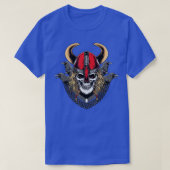 Viking Warrior With Raven Tシャツ (デザイン正面)
