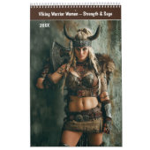 Viking Warrior Women – Strength & Saga カレンダー (カバー)