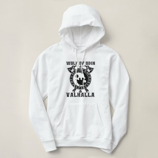 Viking Wof Of Odin Valhalla パーカ (デザイン正面)